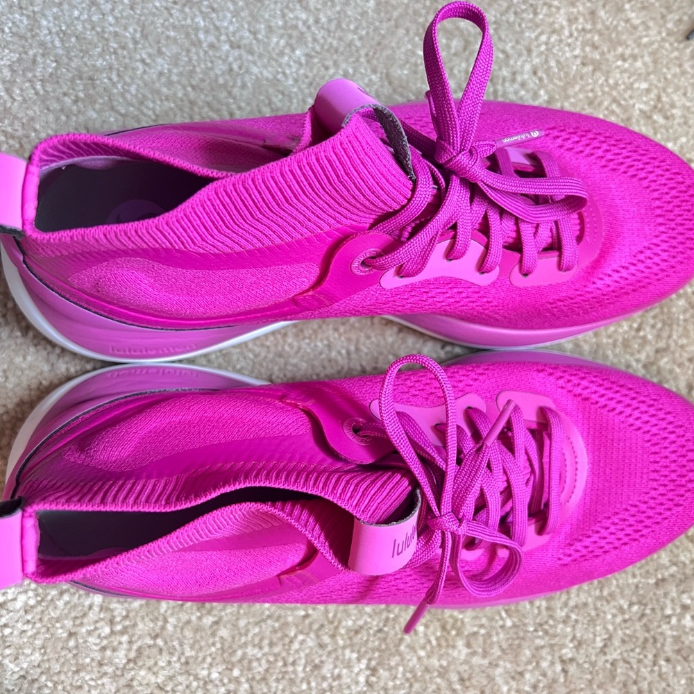 Lululemon Athletica Pink Sneakers with Breathable Mesh